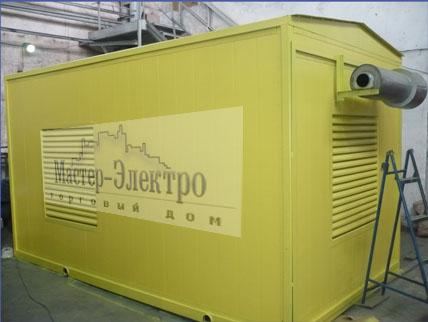 Дизельная электростанция АД-100 (АД100) на базе двигателя ММЗ Д-266.4, в блок-контейнере "Север" изготовлена и отгружена в апреле 2015 года...